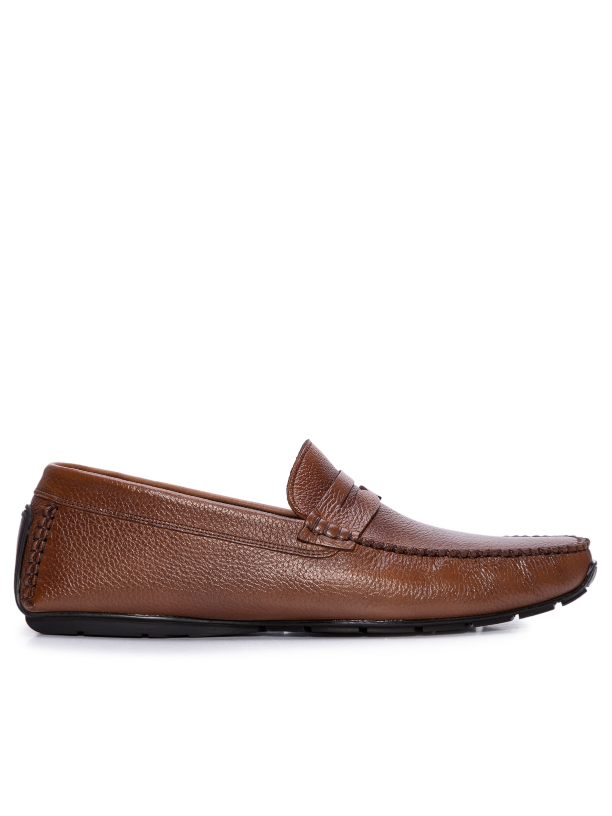 Sapato Masculino Mocassim Driver Penny Marrom Trecolli