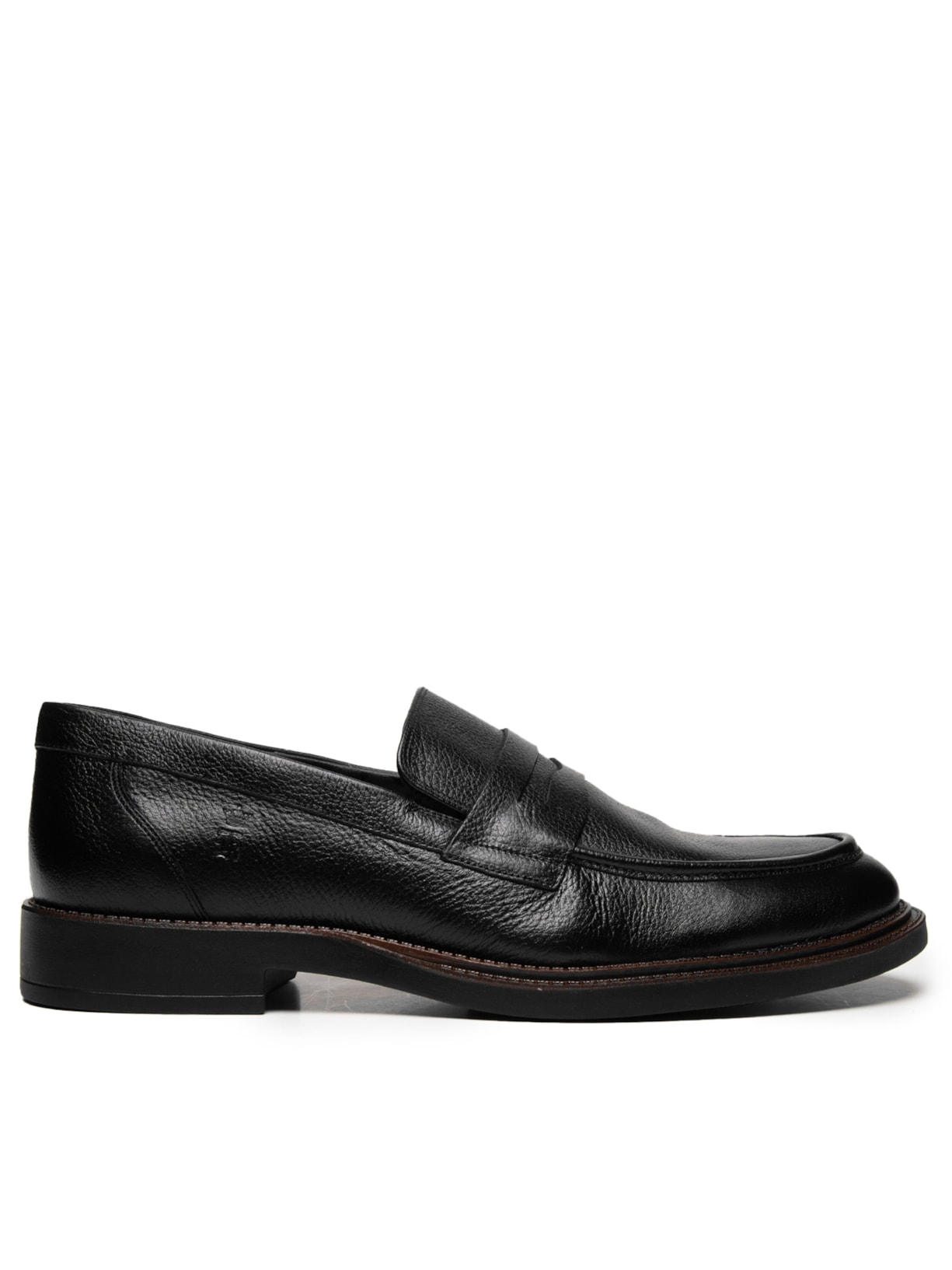 Sapato Masculino Mocassim Floater Rubber - Preto