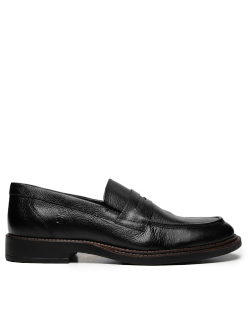 Sapato Masculino Mocassim Floater Rubber - Preto