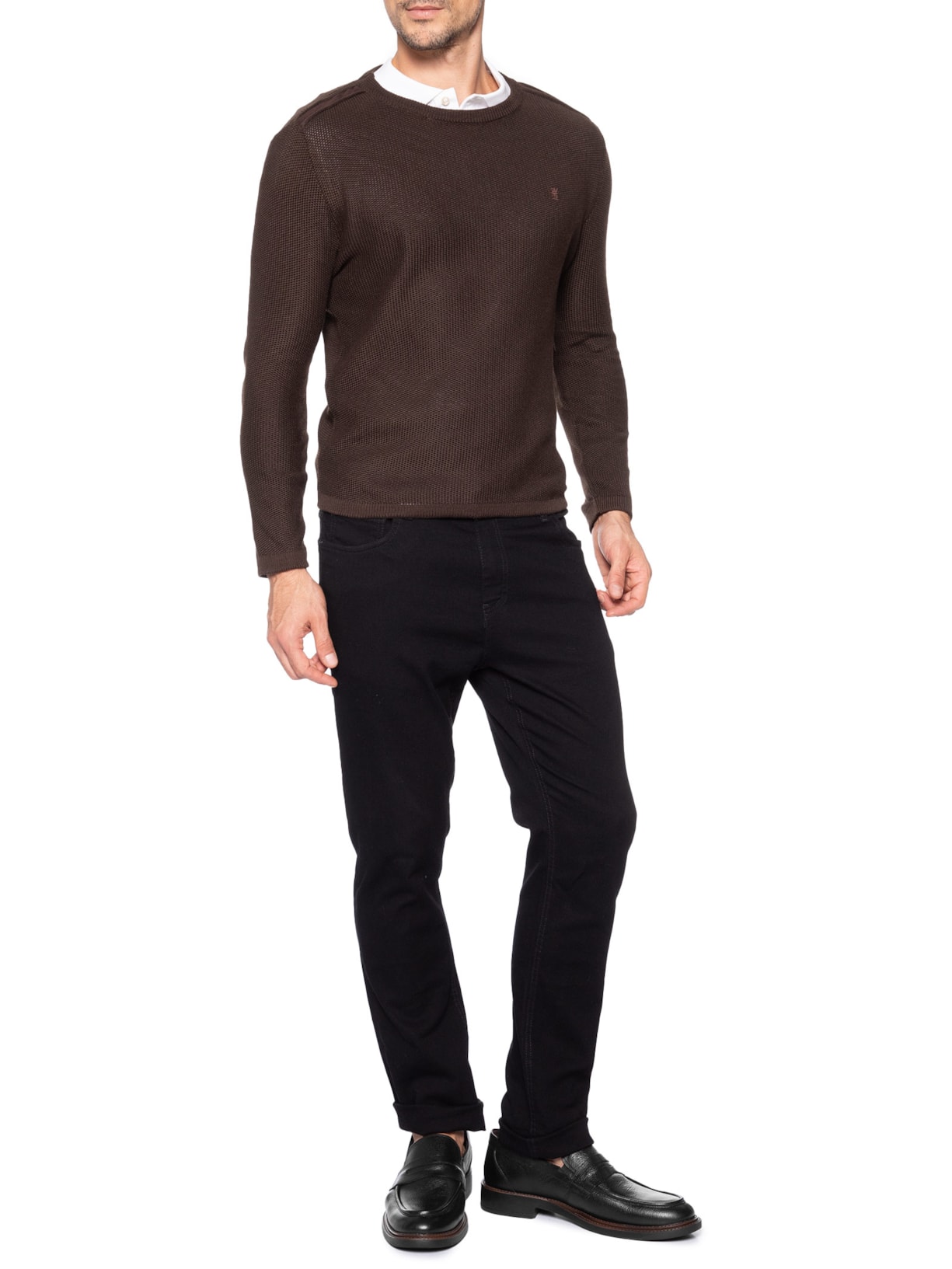 Sapato Masculino Mocassim Floater Rubber Preto Sergio K