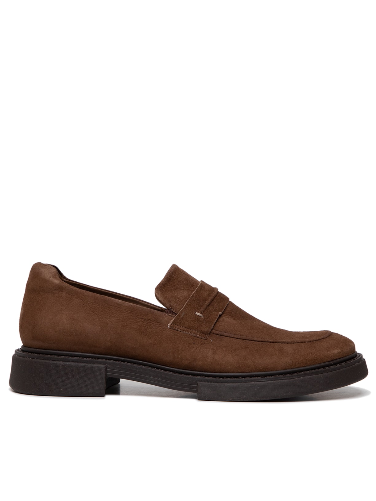 Sapato Masculino Mocassim Gravata Camurça - Marrom