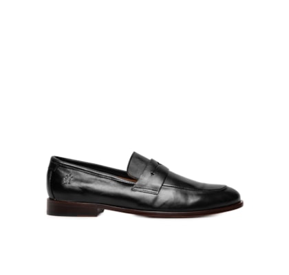 Sapato Masculino Mocassim Gravata Couro Classic - Preto