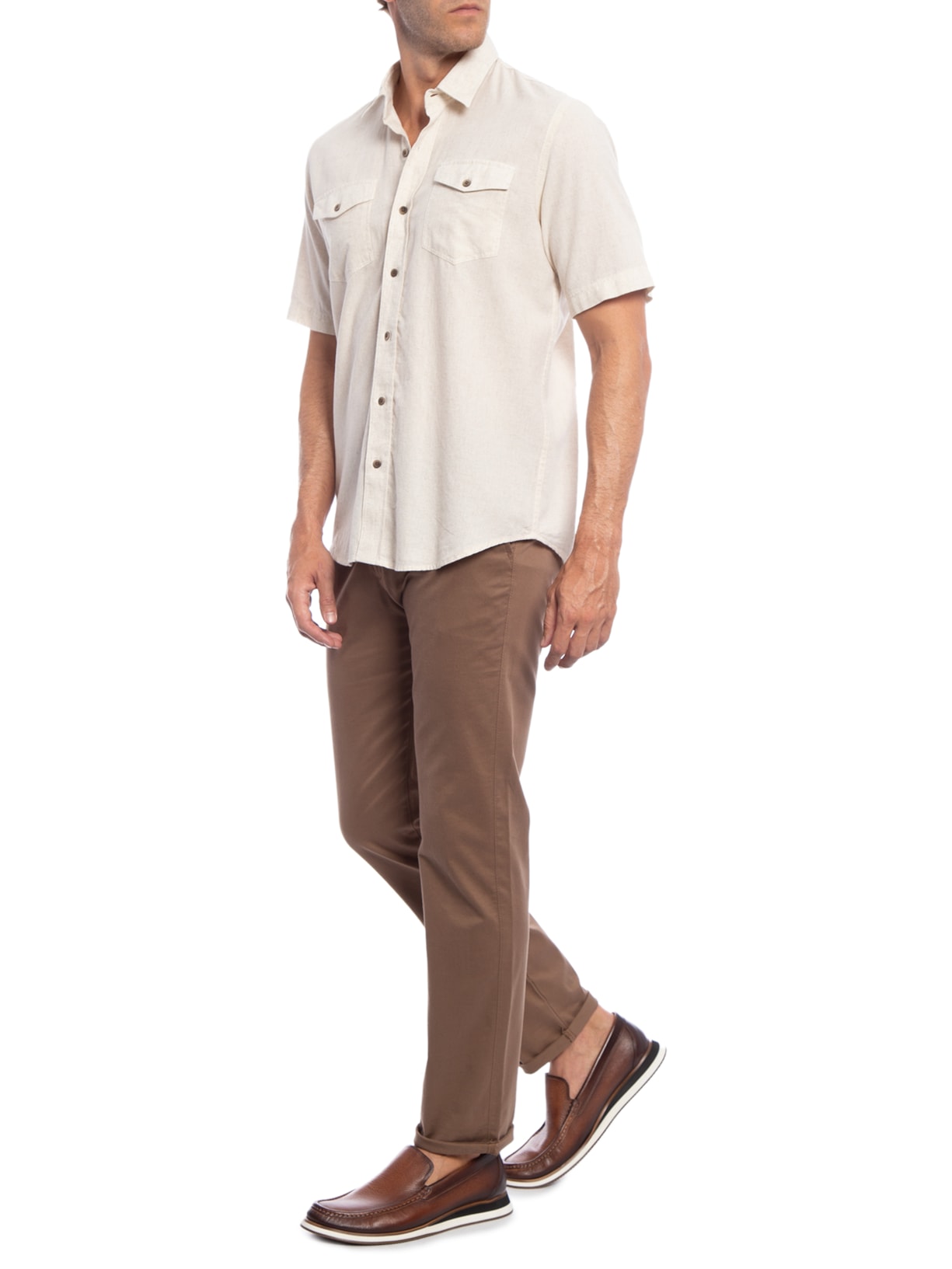 Sapato Masculino Mocassim Marrom '2 Essential