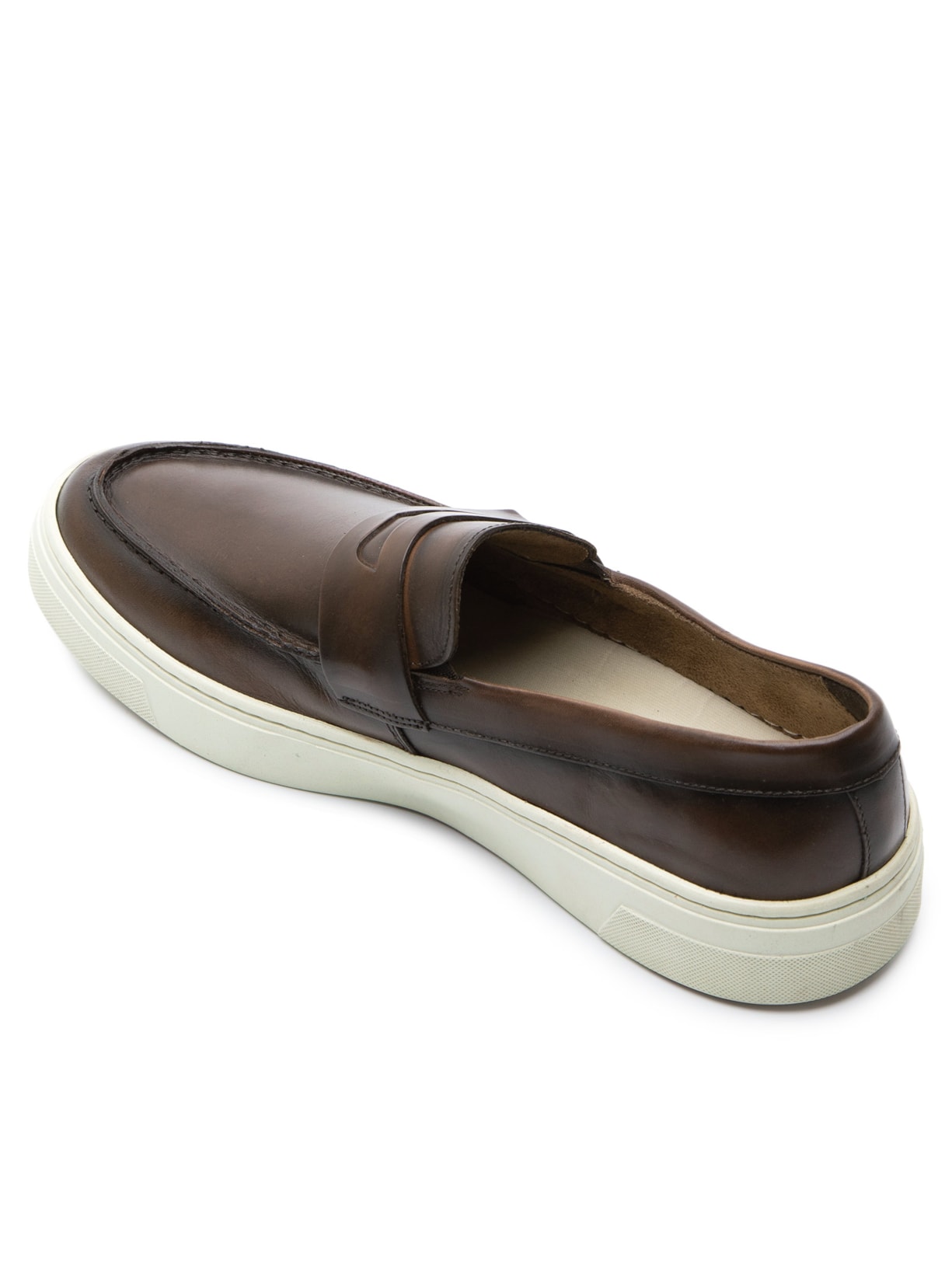 Sapato Masculino Mocassim Sider Classic Marrom Sergio K