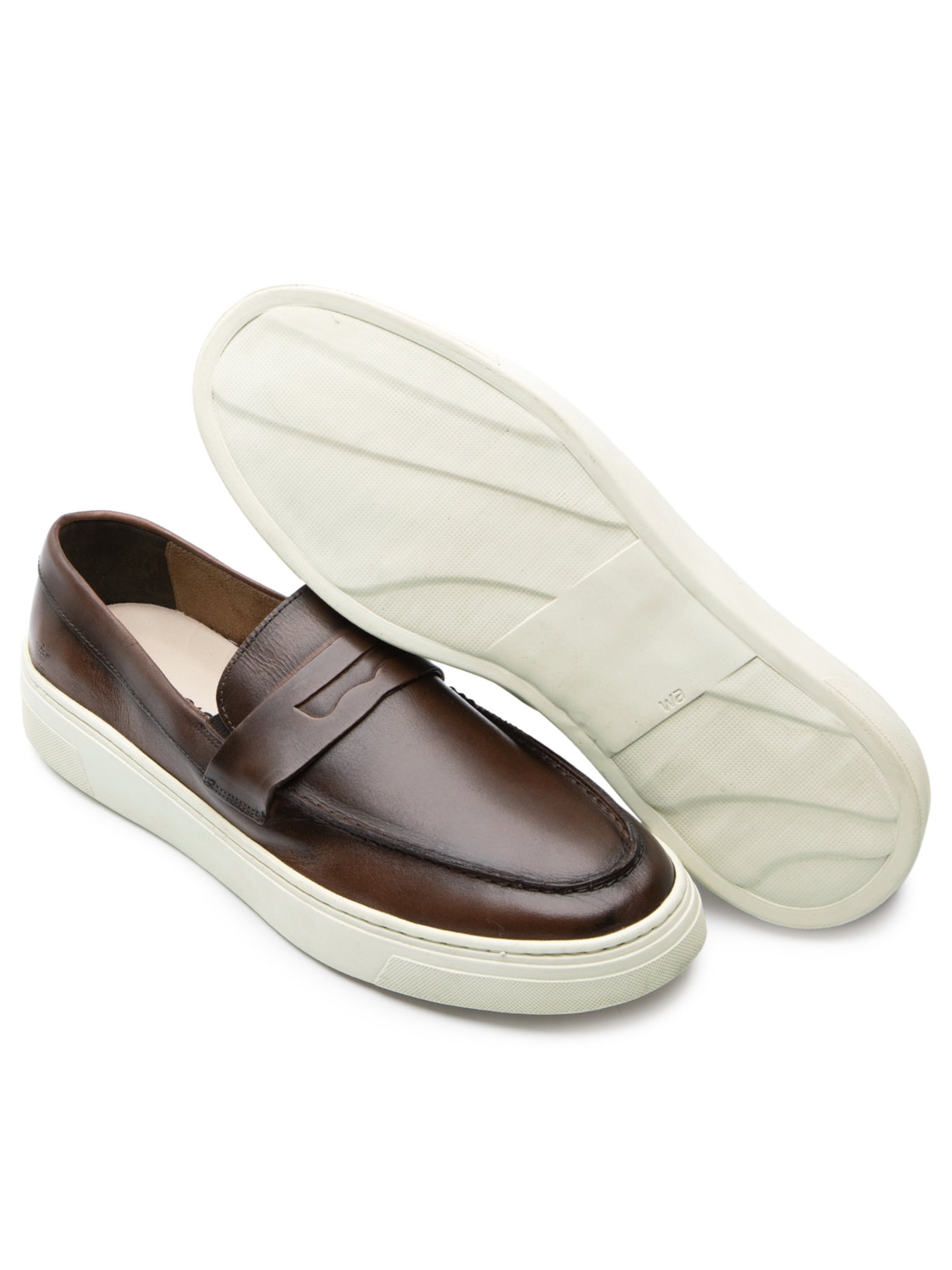 Sapato Masculino Mocassim Sider Classic Marrom Sergio K