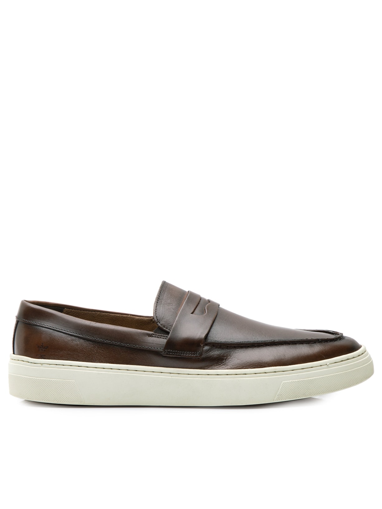Sapato Masculino Mocassim Sider Classic Marrom Sergio K