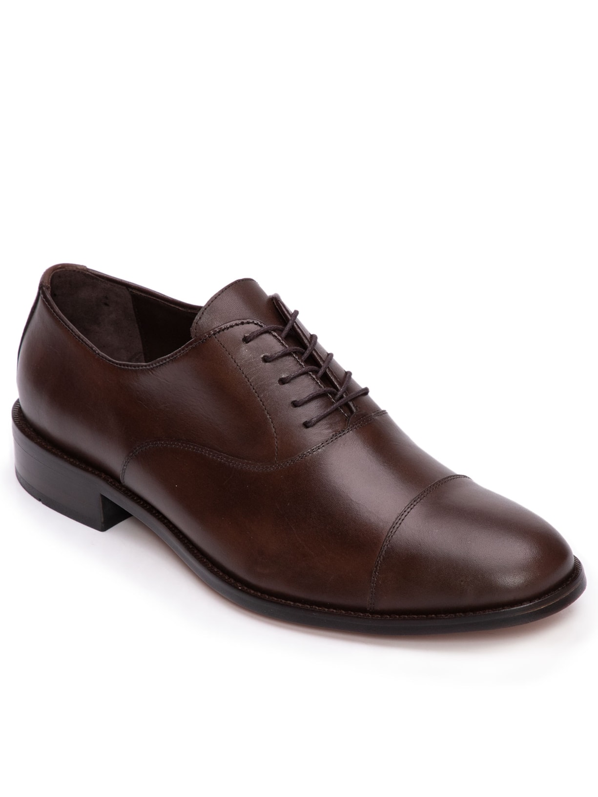 Sapato Masculino Oxford Captoe Marrom Trecolli