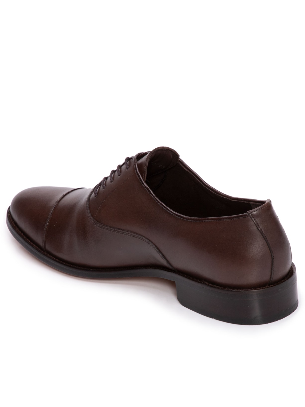 Sapato Masculino Oxford Captoe Marrom Trecolli