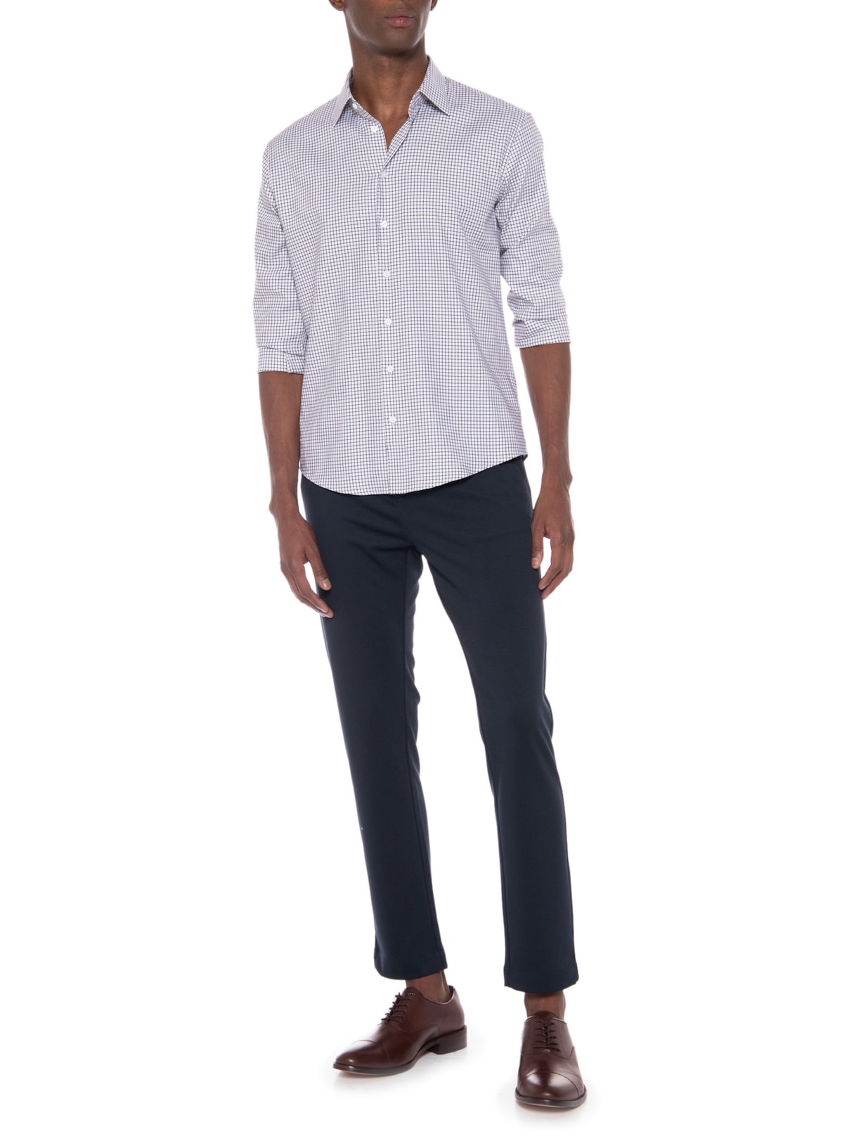 Sapato Masculino Oxford Captoe Marrom Trecolli