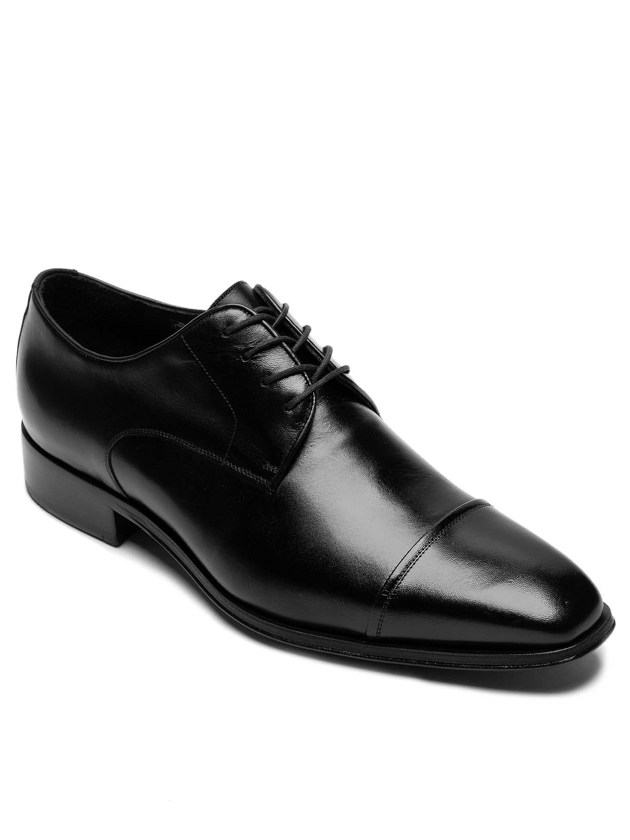 Sapato Masculino Oxford Couro Preto '2 Essential