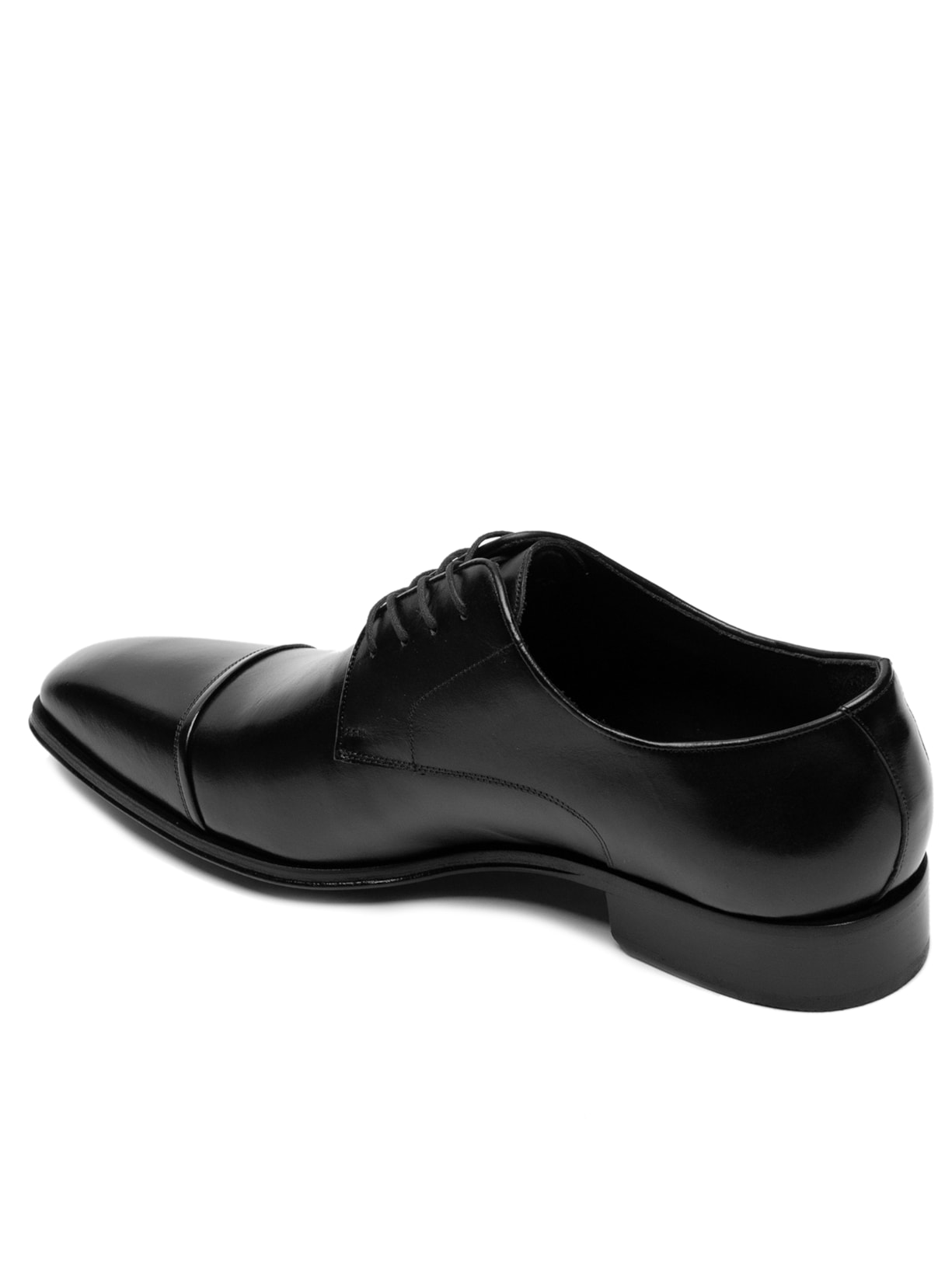 Sapato Masculino Oxford Couro Preto '2 Essential