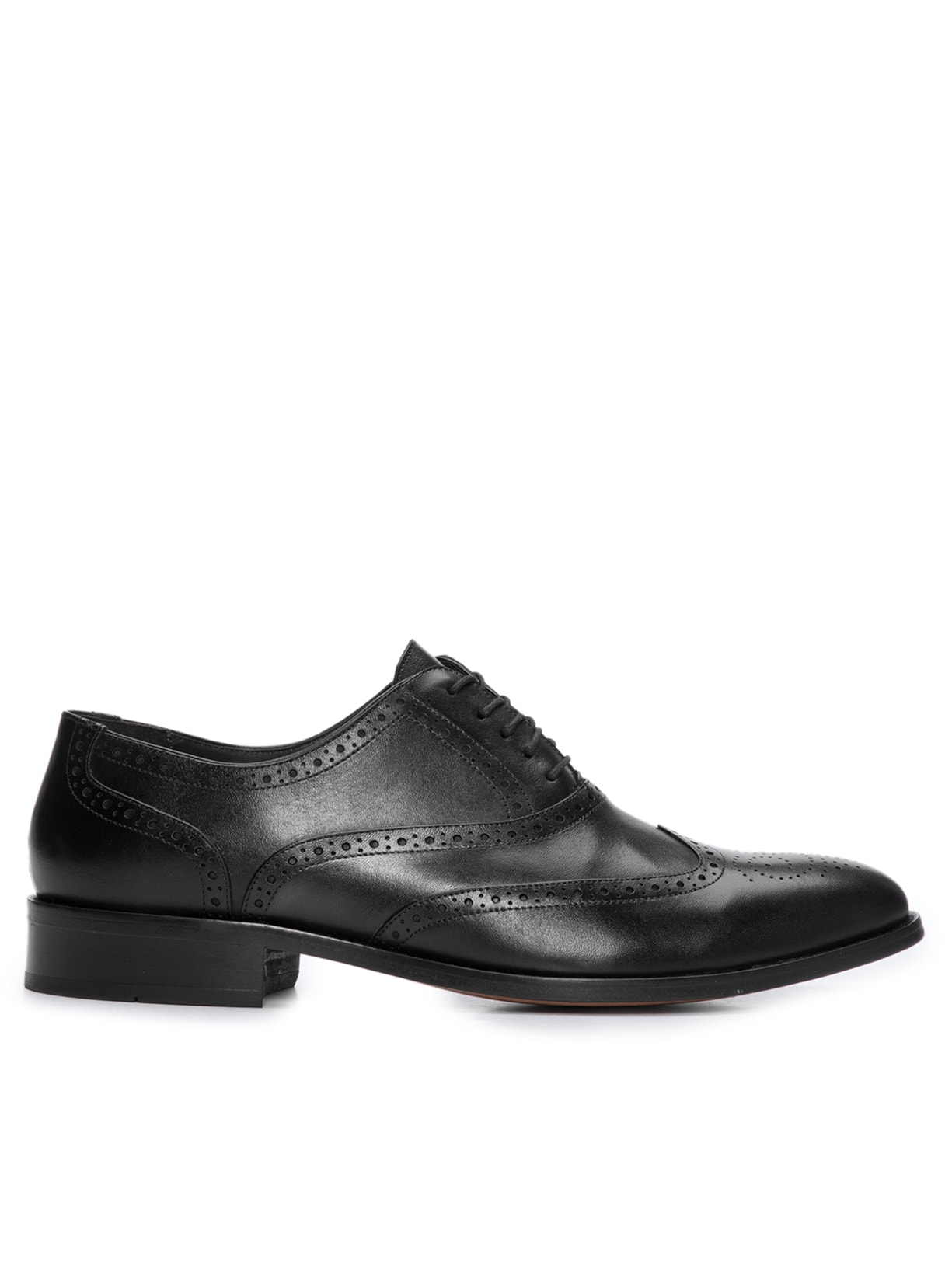 Sapato Masculino Oxford Full Brogue - Preto