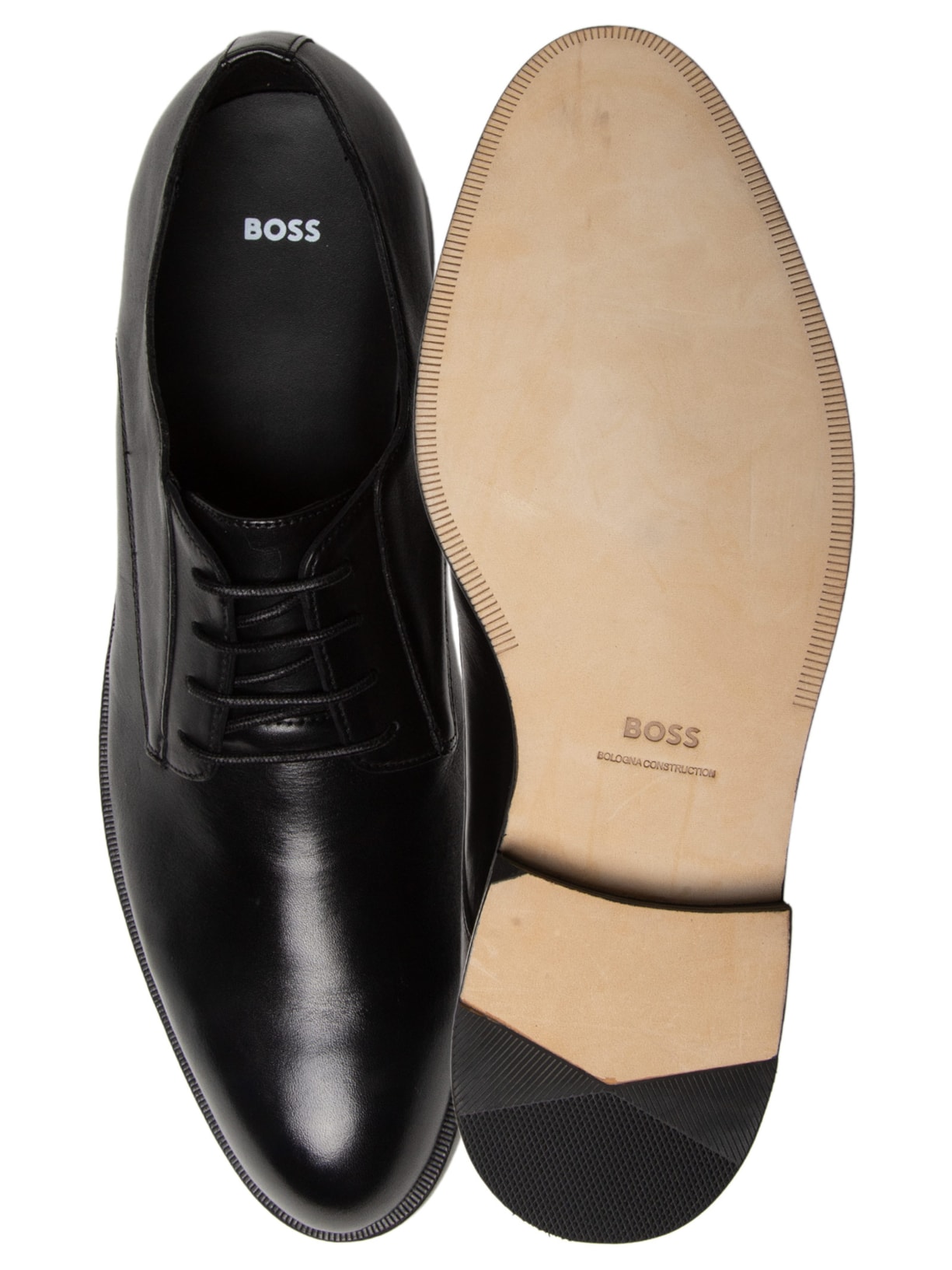 Sapato Masculino Oxford Tayil-l Derb Buey Preto Boss