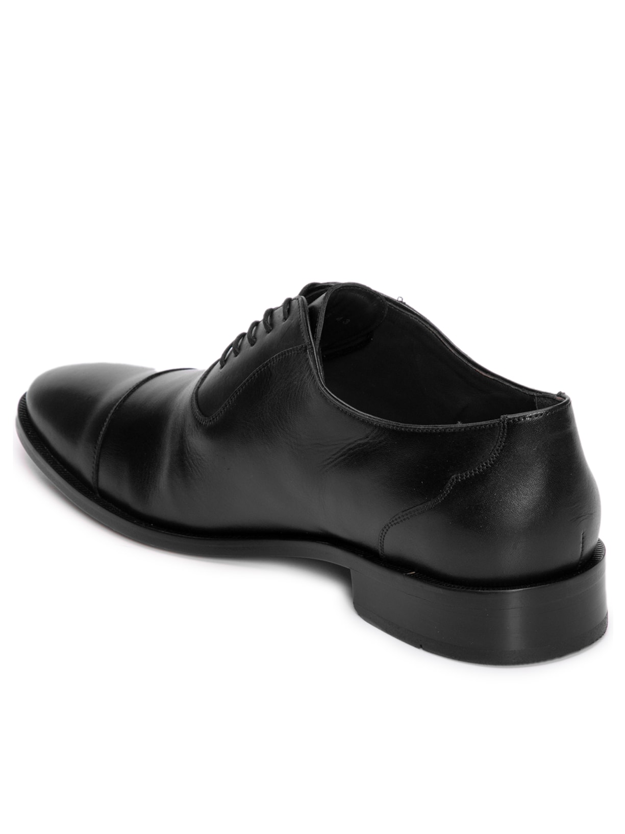 Sapato Masculino Oxford U-throat Preto Trecolli