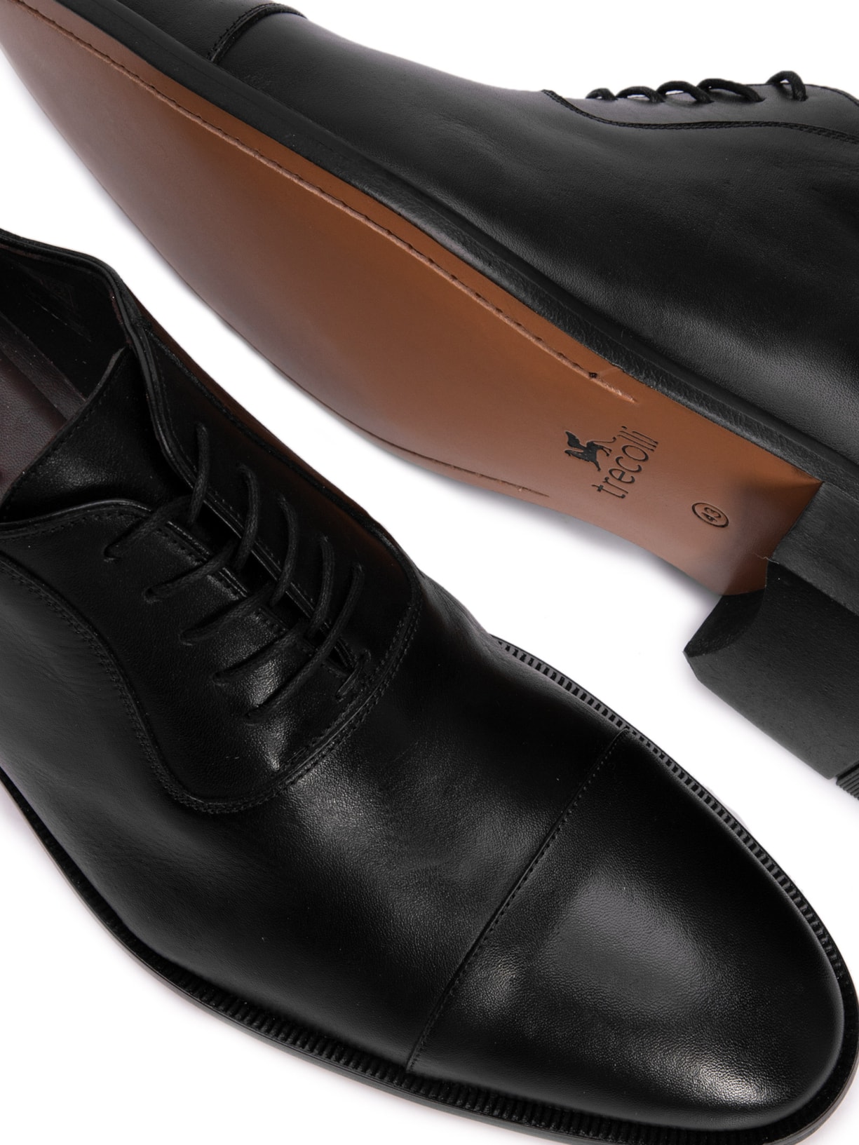 Sapato Masculino Oxford U-throat Preto Trecolli