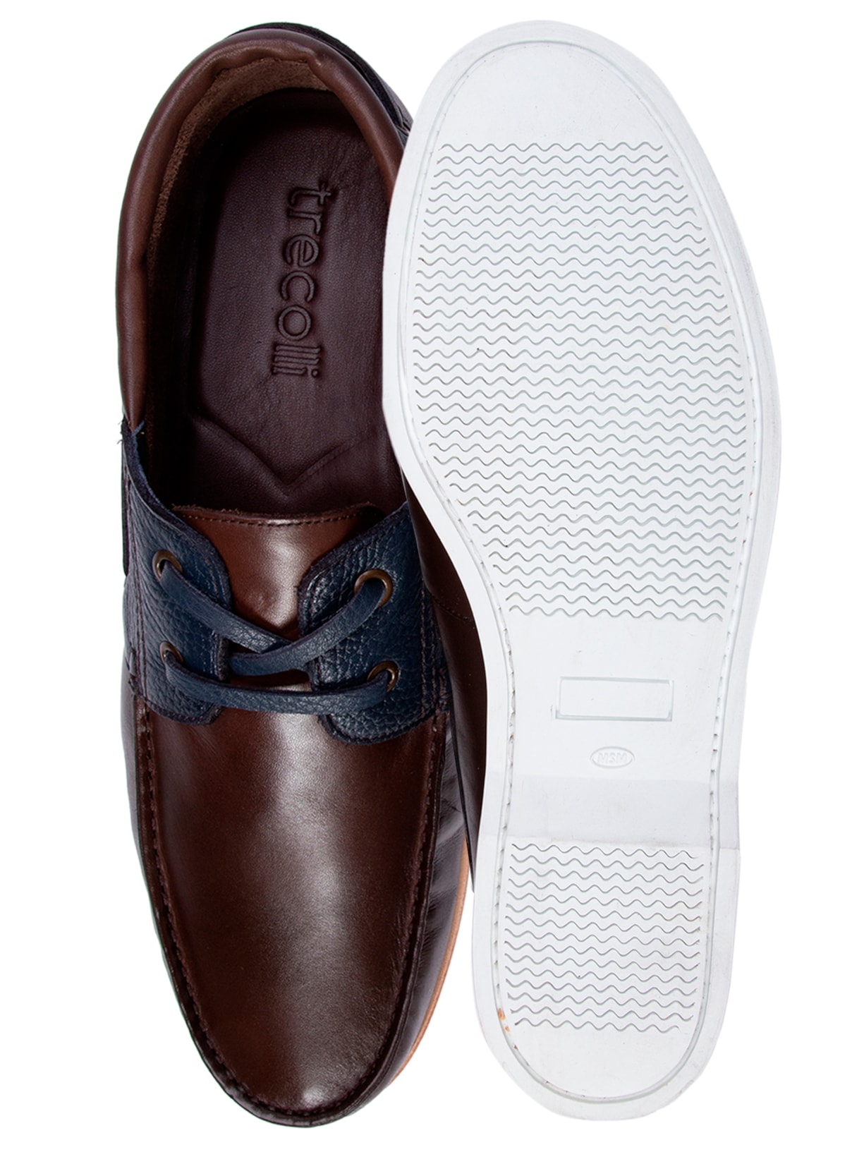 Sapato Masculino Sider Marrom Trecolli