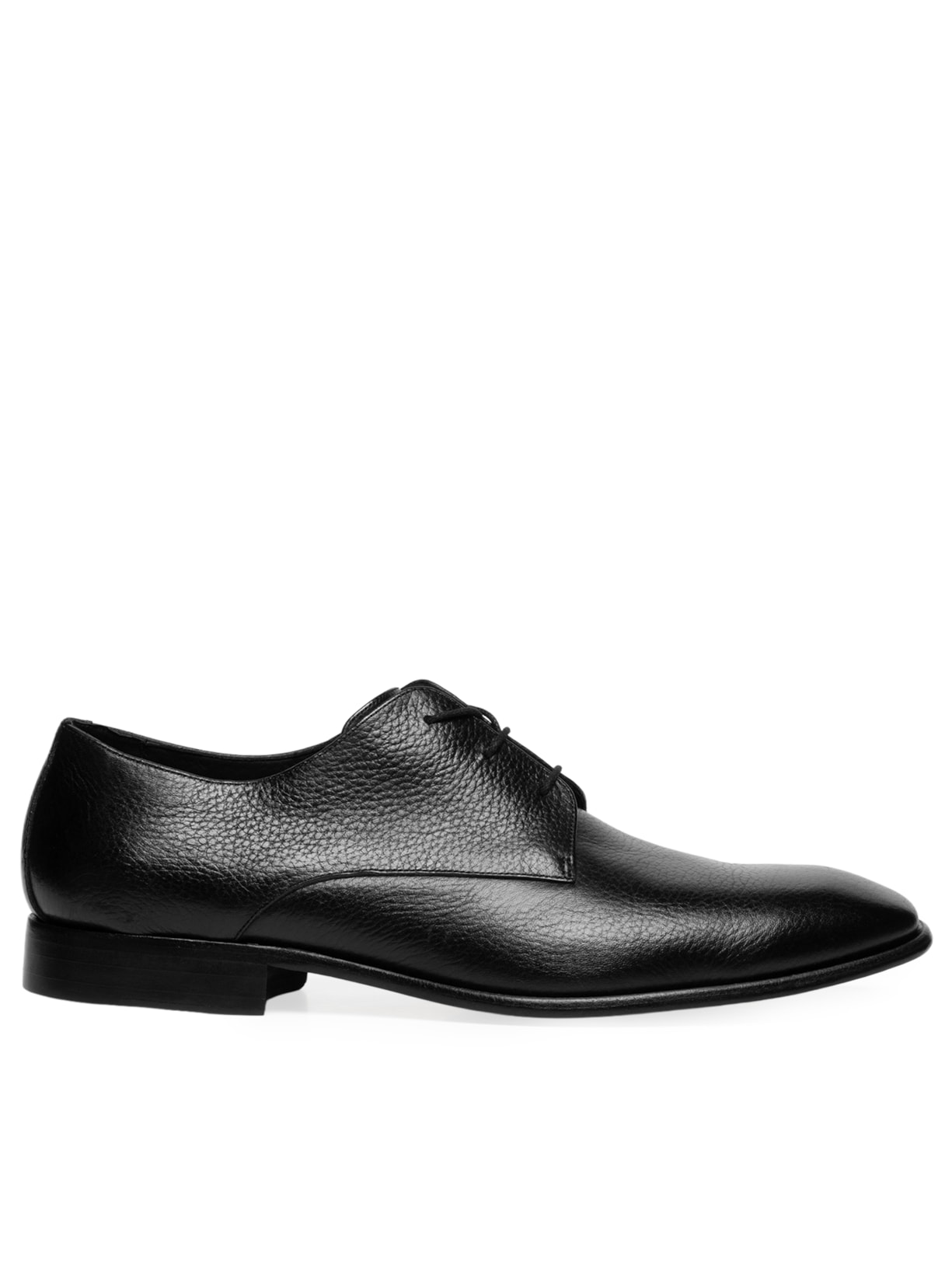 Sapato Masculino Social Comfy Recorte Costura Block Couro Floater Preto Ricardo Almeida