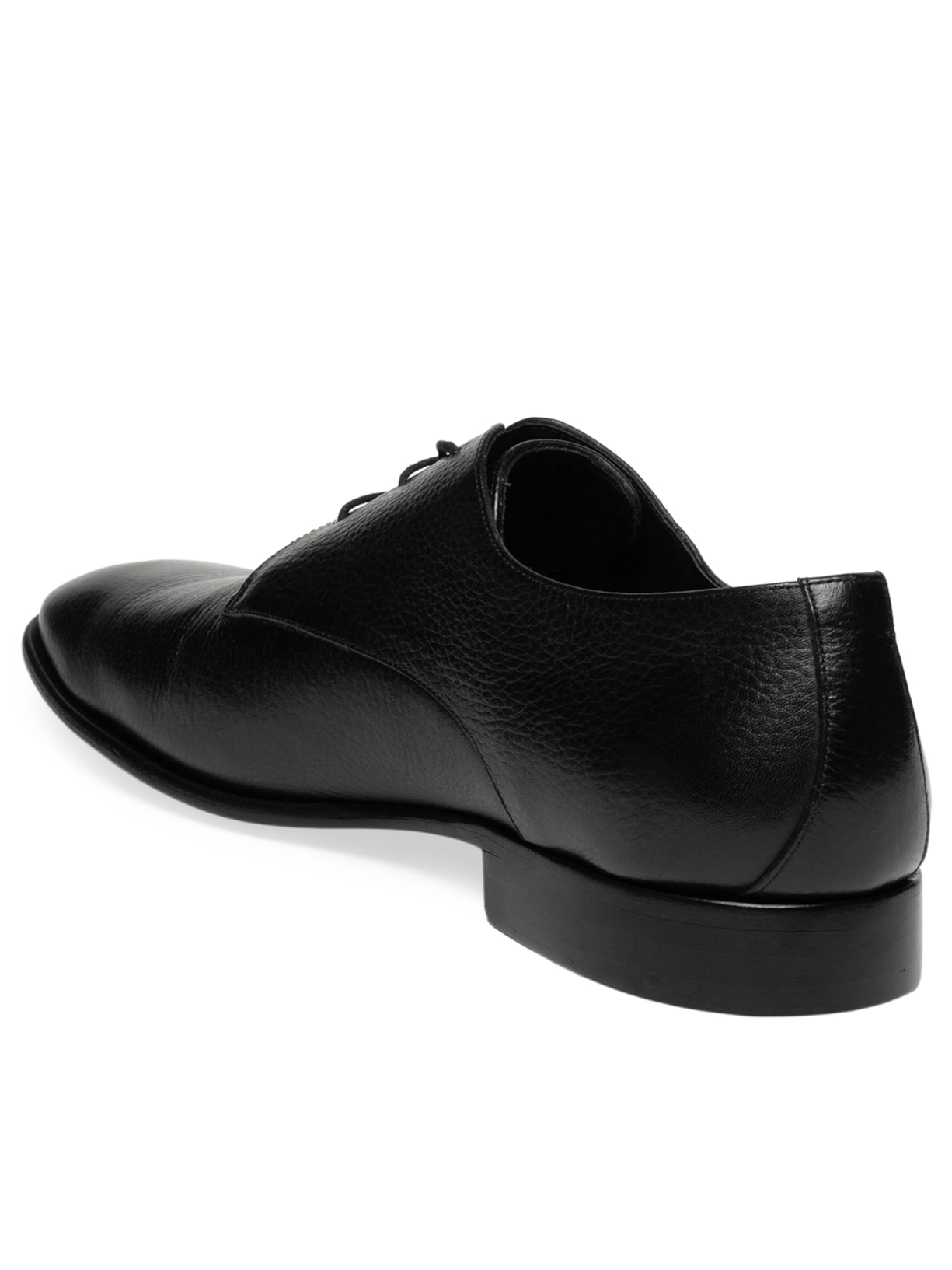 Sapato Masculino Social Comfy Recorte Costura Block Couro Floater Preto Ricardo Almeida
