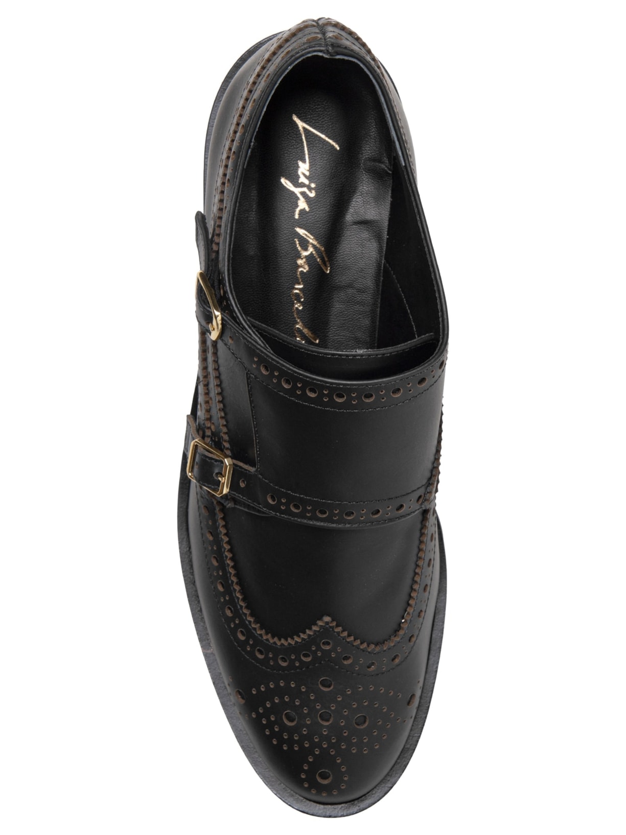 Sapato Mocassim Feminino Panamá Preto Luiza Barcelos