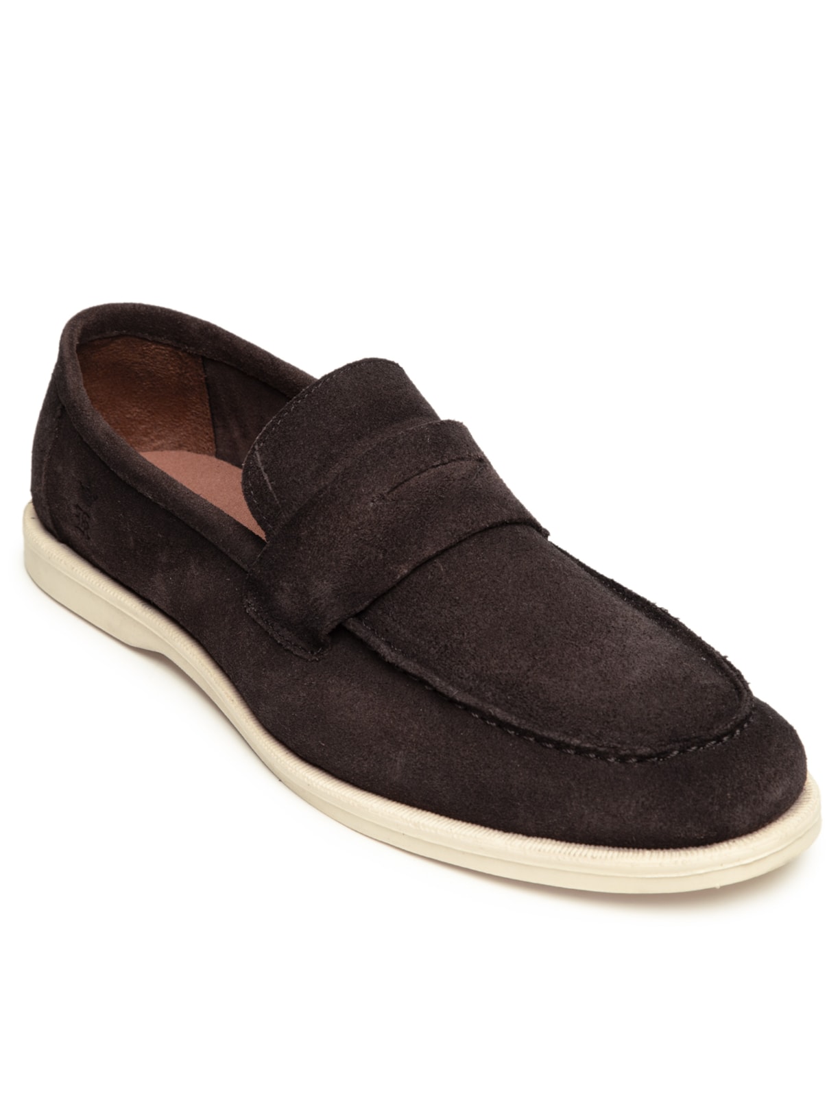 Sapato Mocassim Masculino Loafer Stoned Em Couro Marrom Sergio K