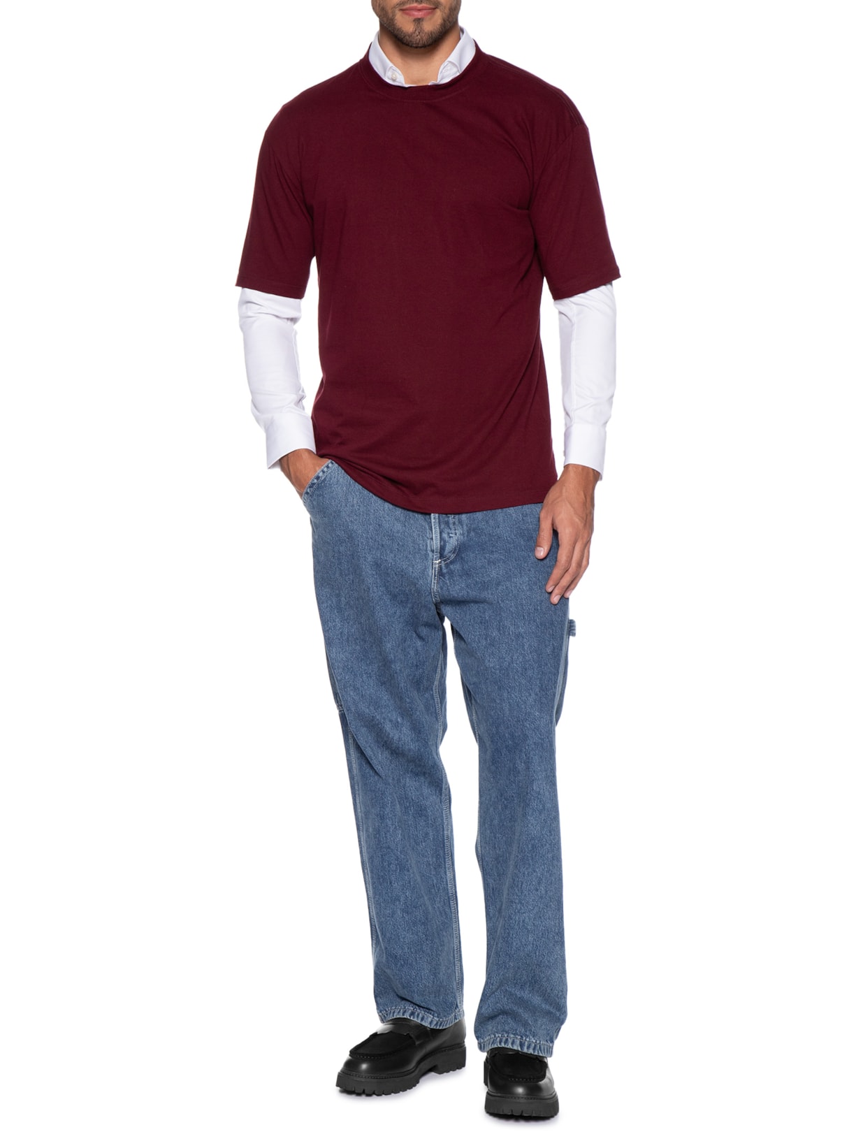 Sapato Oxford Masculino Draven Loaf PLLTSD Preto Hugo