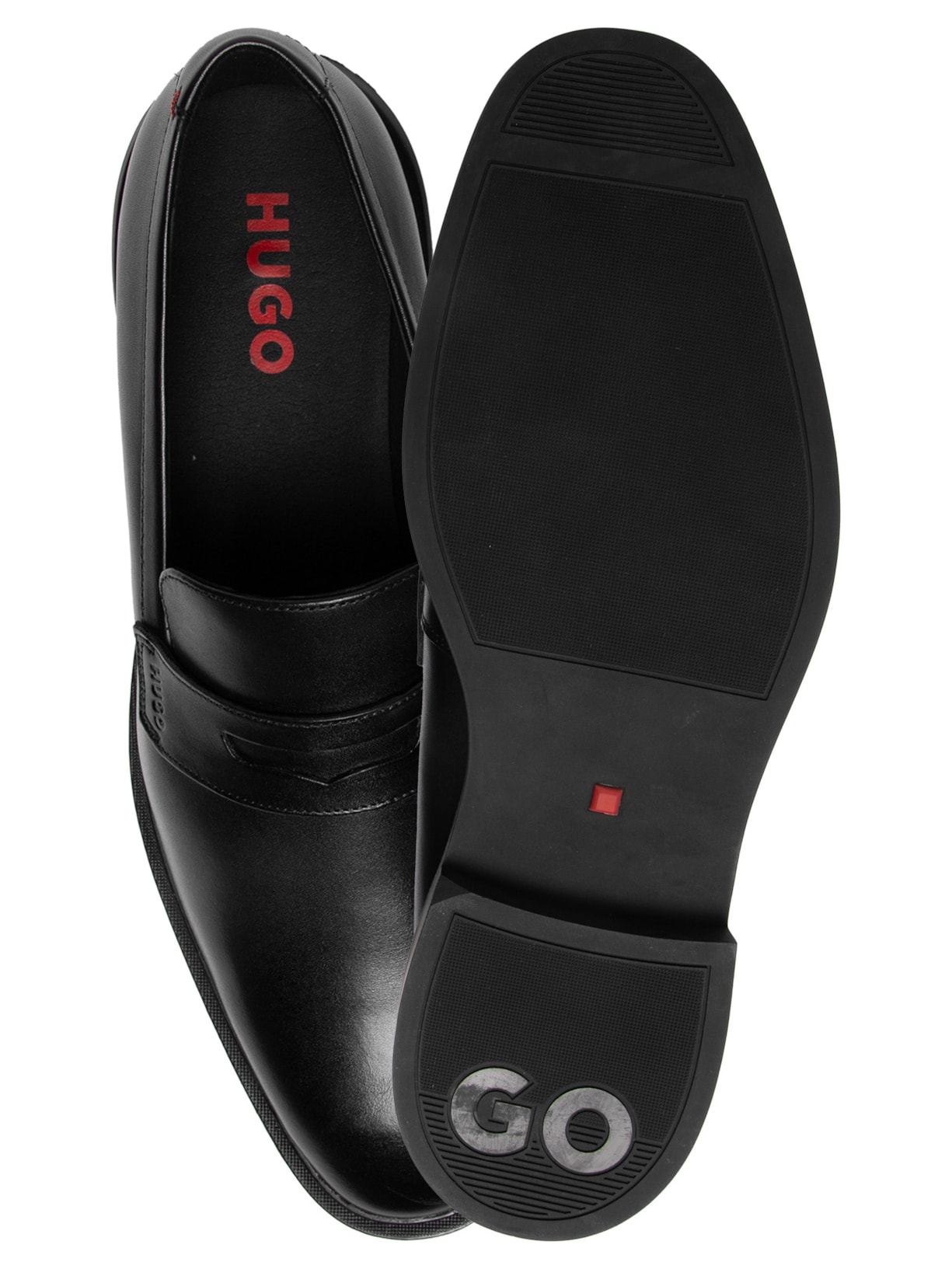 Sapato Oxford Masculino Gryff Loaf LTPL Preto Hugo