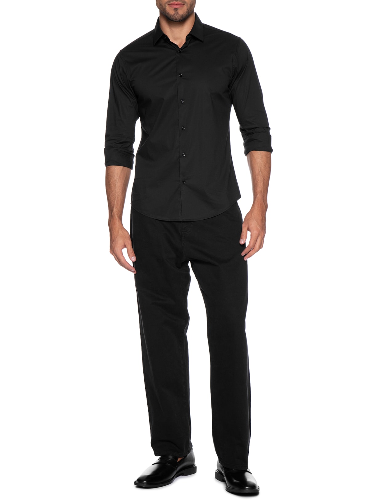 Sapato Oxford Masculino Gryff Loaf LTPL – Preto Hugo