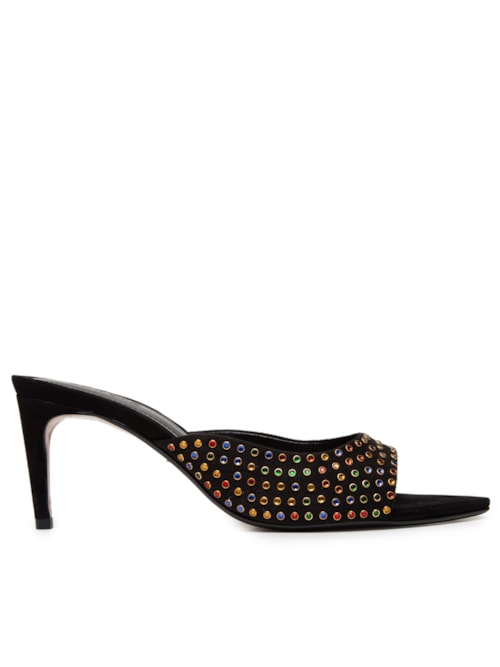 Scarpin Camurça Suede - Preto