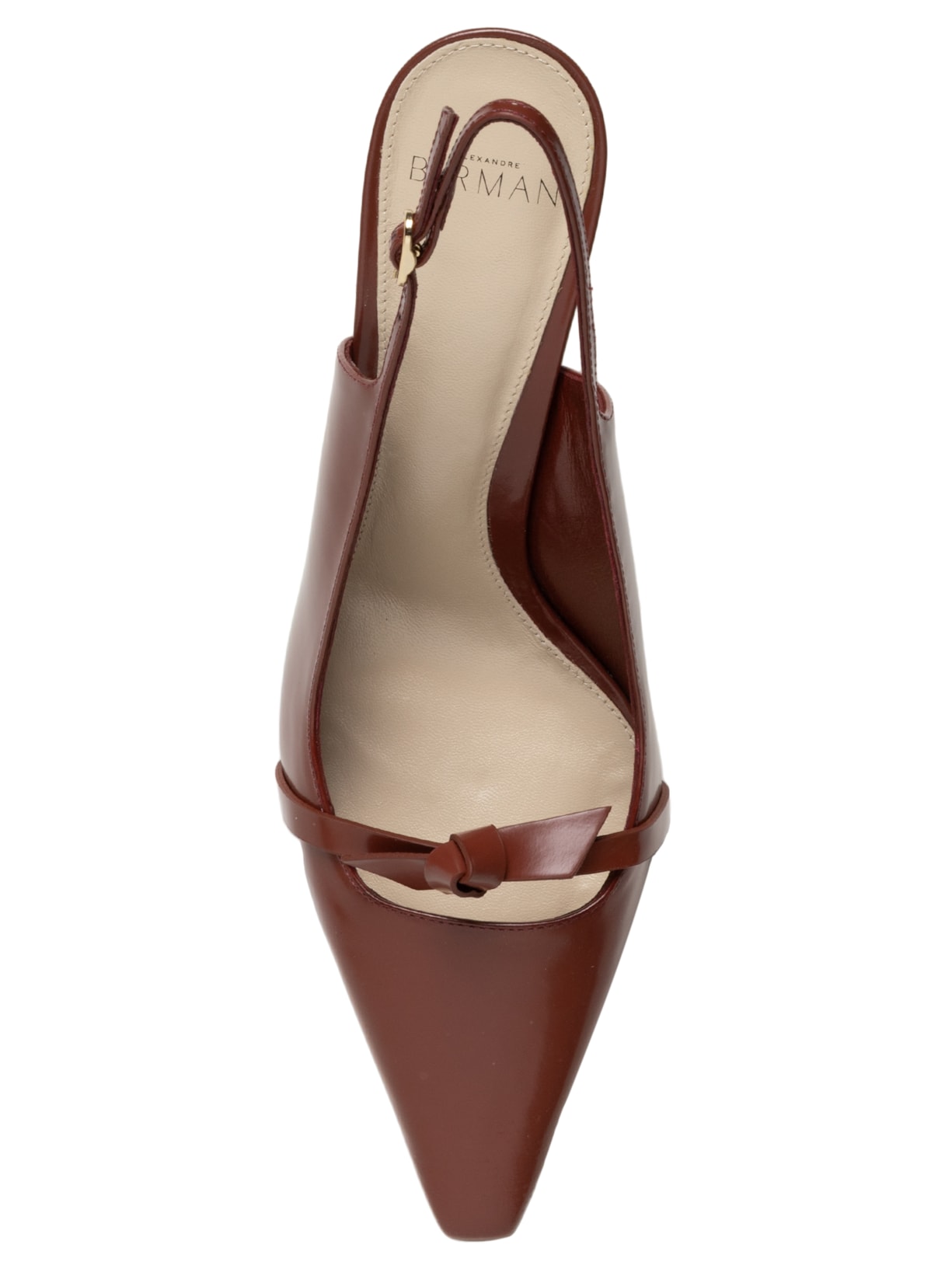 Scarpin Clarita Sling 85 Marrom Alexandre Birman