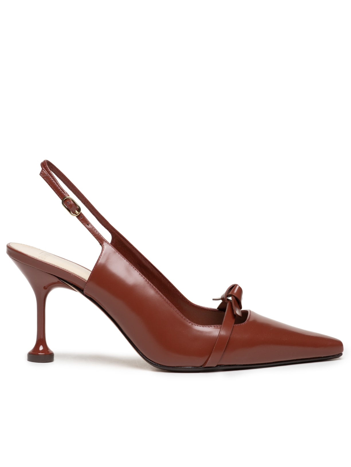Scarpin Clarita Sling 85 - Marrom