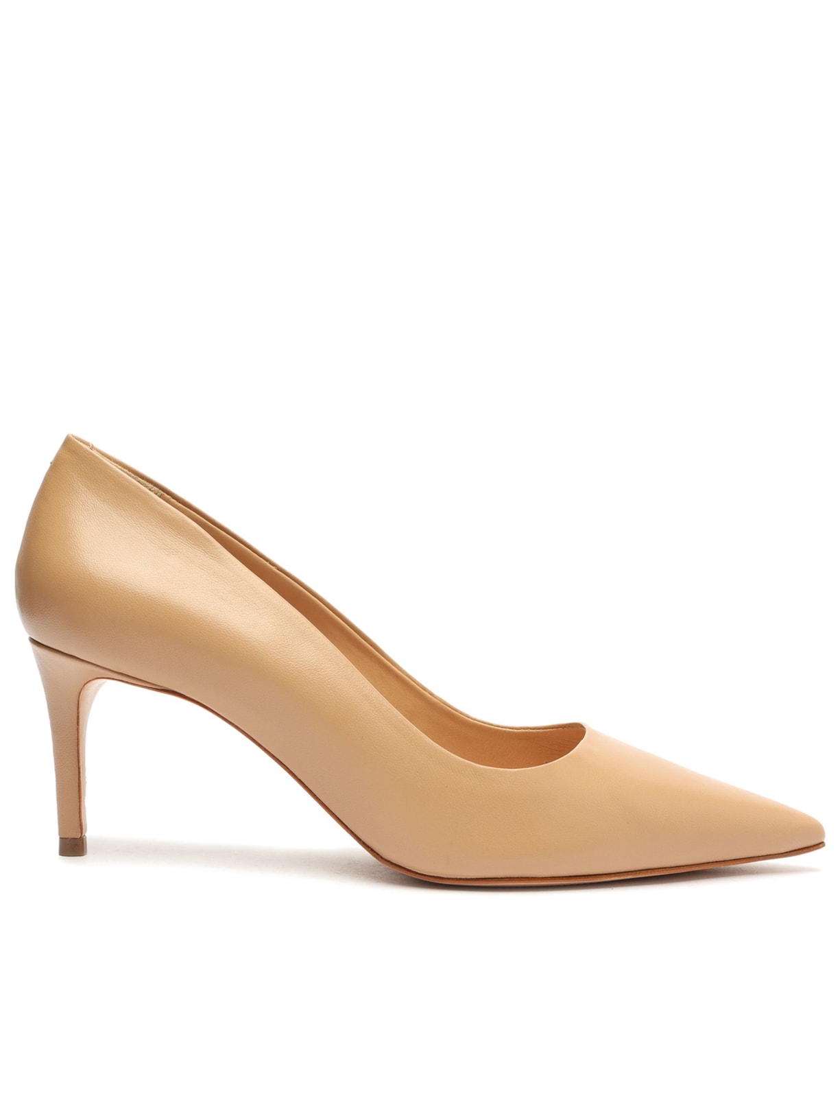 Scarpin Couro - Bege