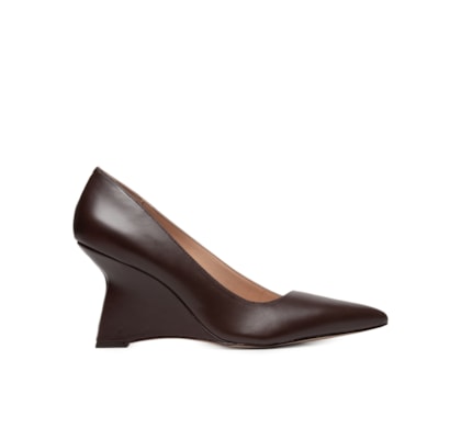 Scarpin Couro - Marrom