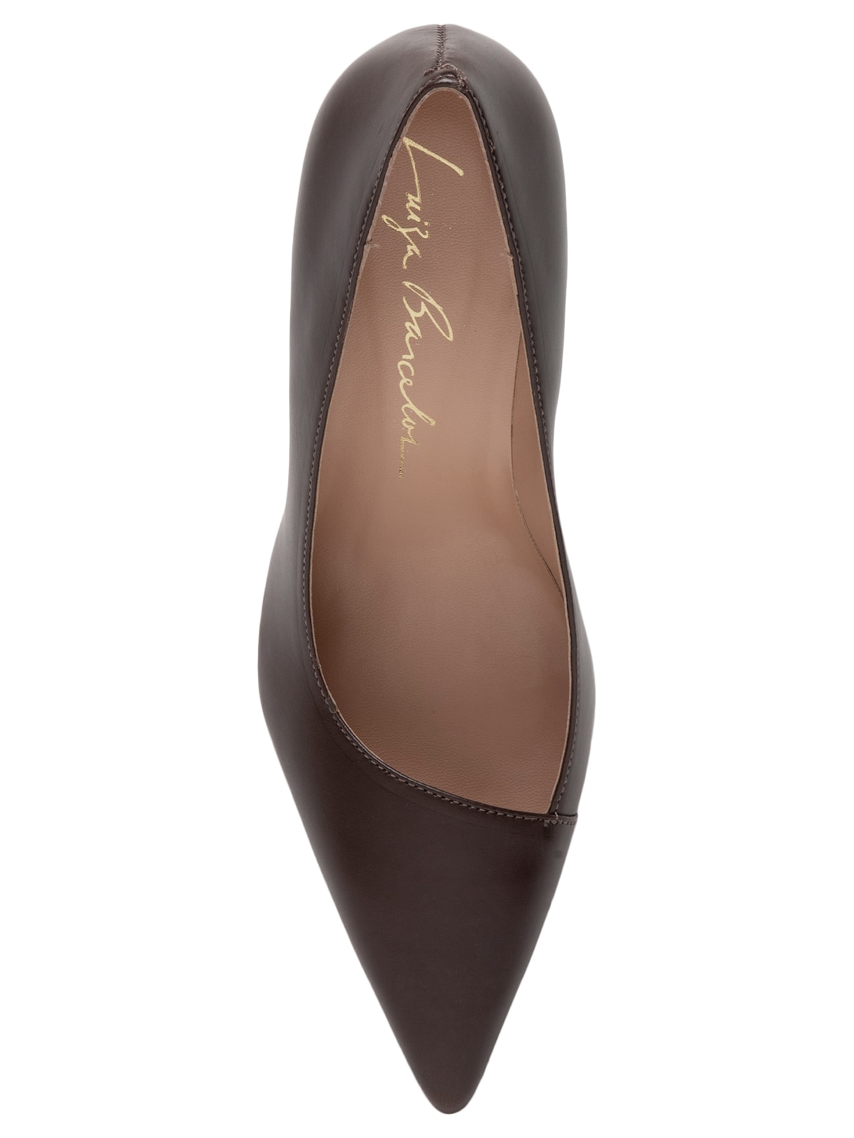 Scarpin Couro Marrom Luiza Barcelos