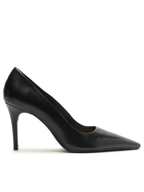 Scarpin Couro - Preto