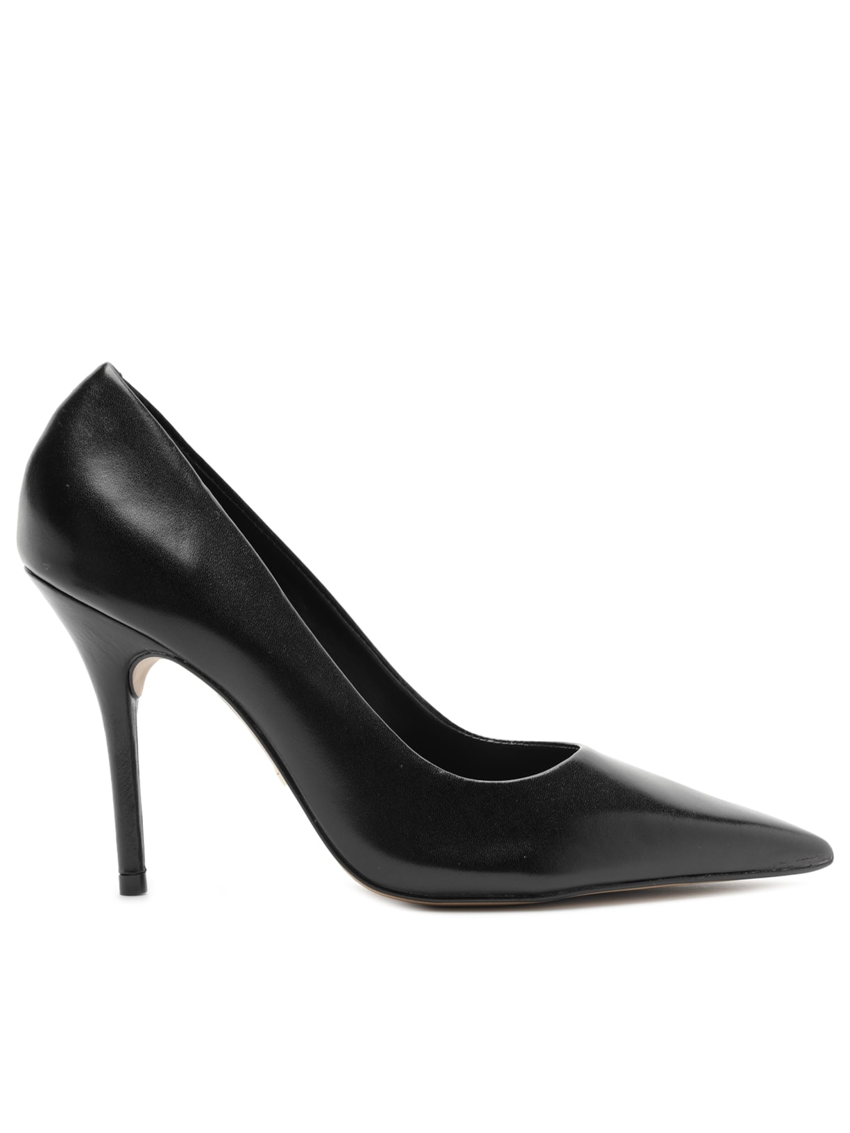 Scarpin Couro Salto Alto Bico Fino Gigi – Preto
