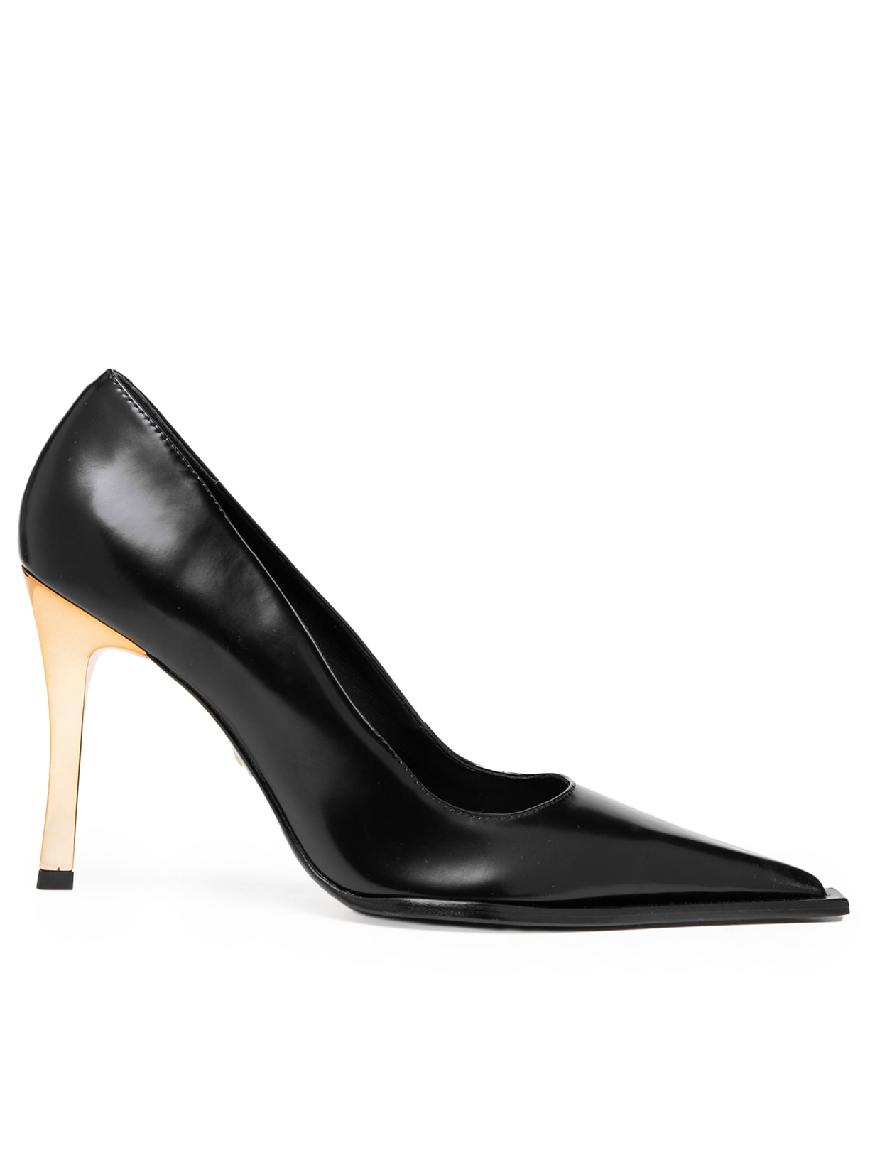 Scarpin Daria Couro salto Alto - Preto