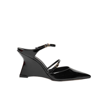 Scarpin Ecolux - Preto