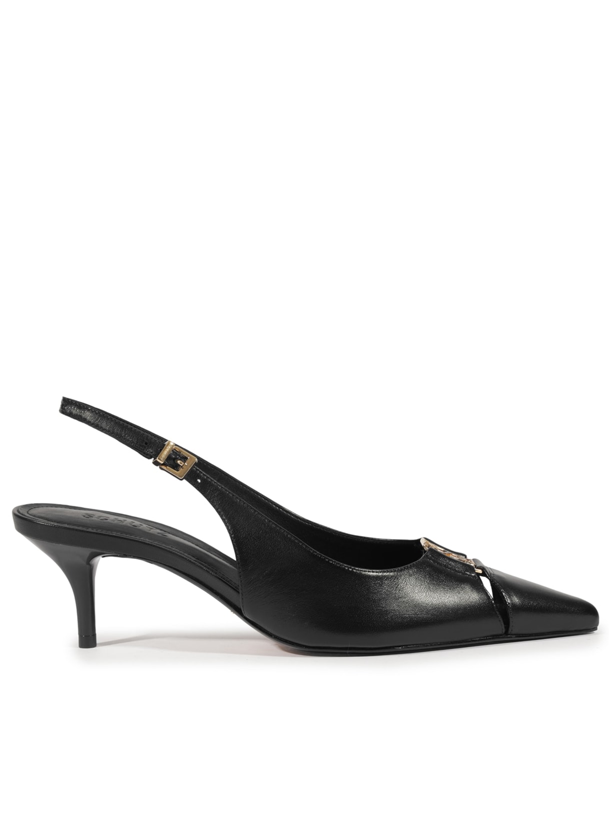 Scarpin Elegance Slingback - Preto