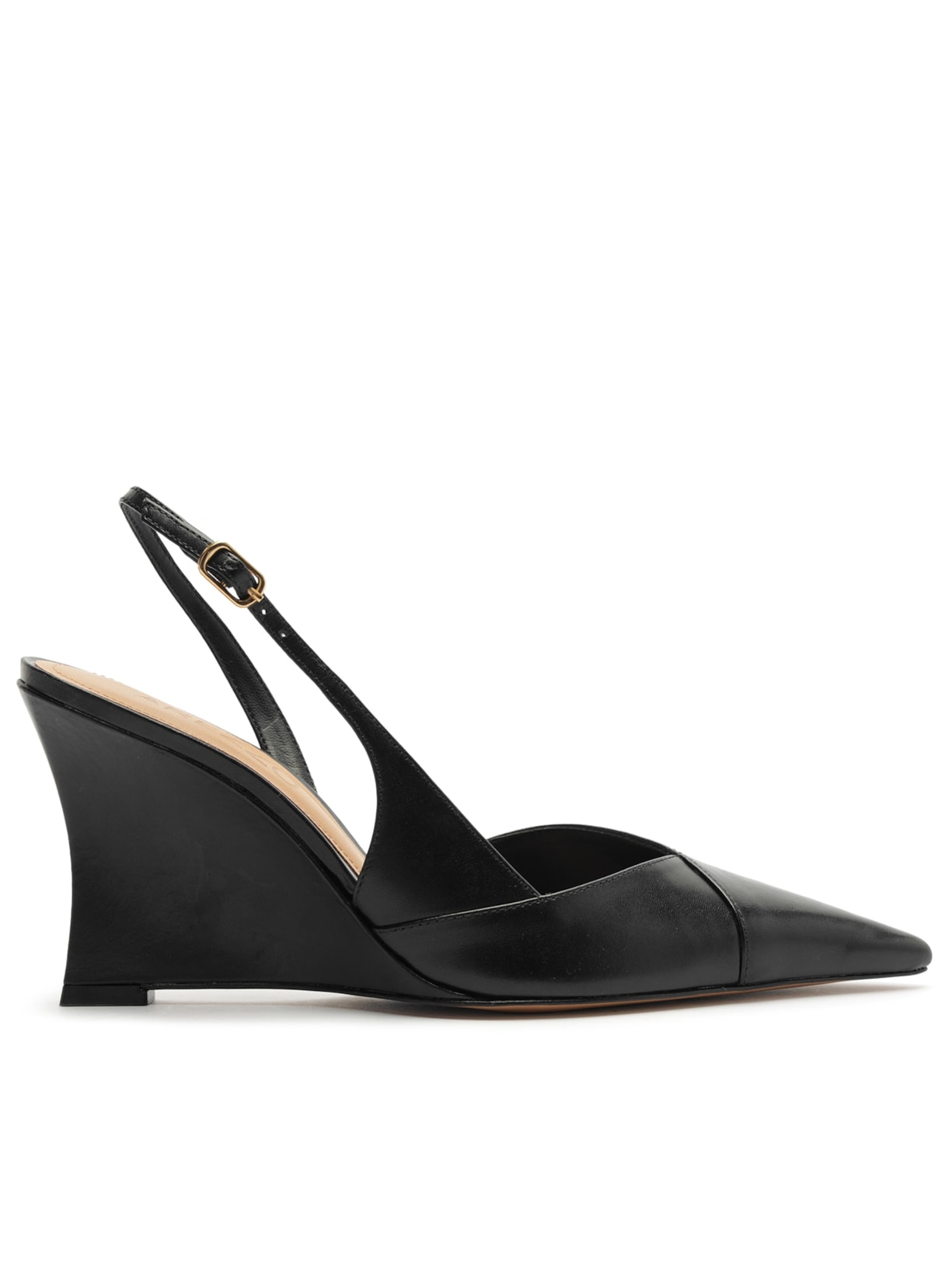 Scarpin Feminino Bico Fino Nappa Valencia - Preto