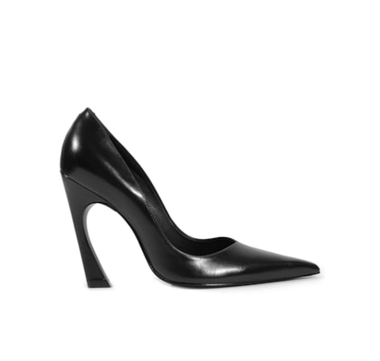 Scarpin Feminino Fechado Salto Alto - Preto