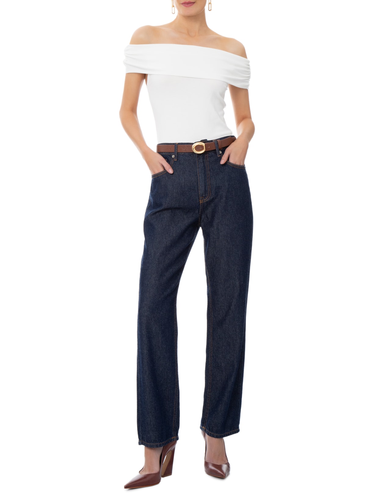 Scarpin Feminino Lexi Marrom Schutz