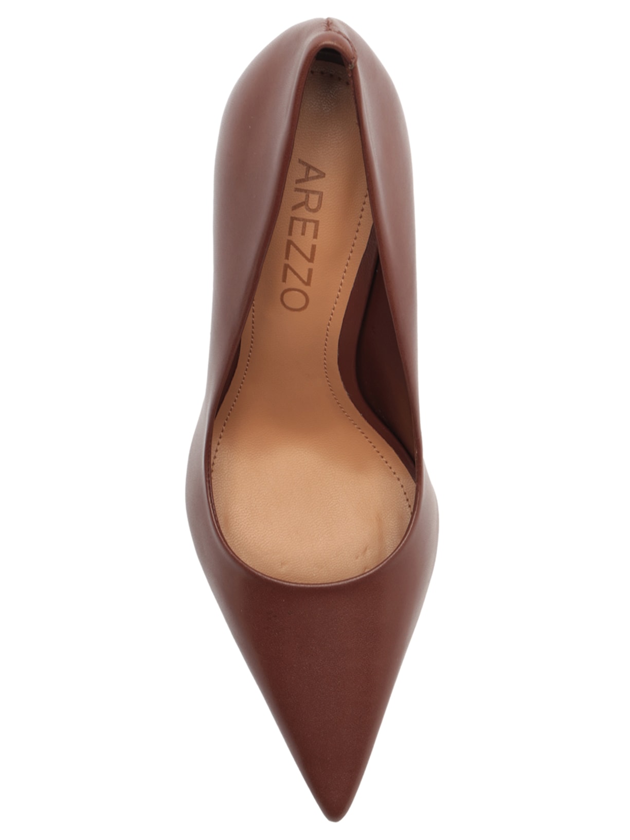 Scarpin Feminino Nappa Valencia Marrom Arezzo