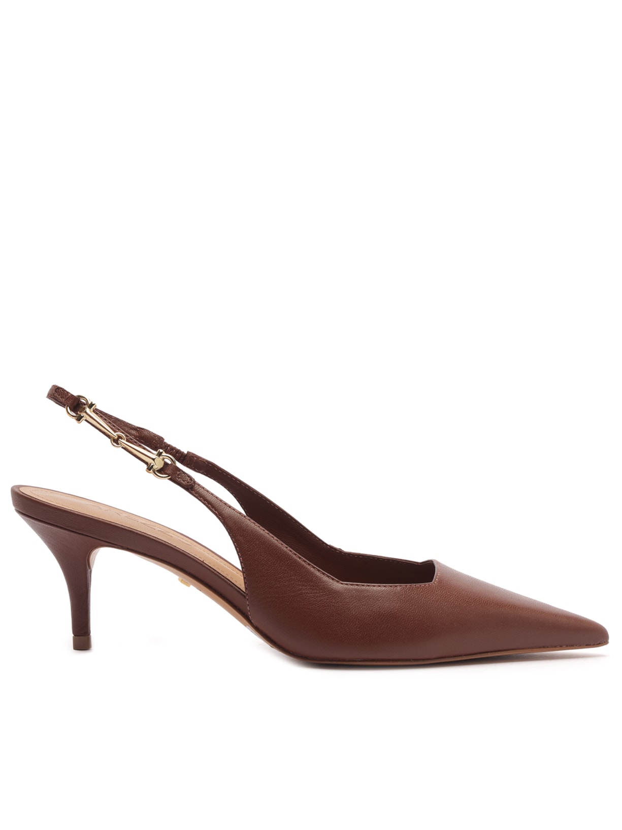 Scarpin Feminino Nappa Valencia - Marrom