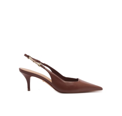 Scarpin Feminino Nappa Valencia - Marrom