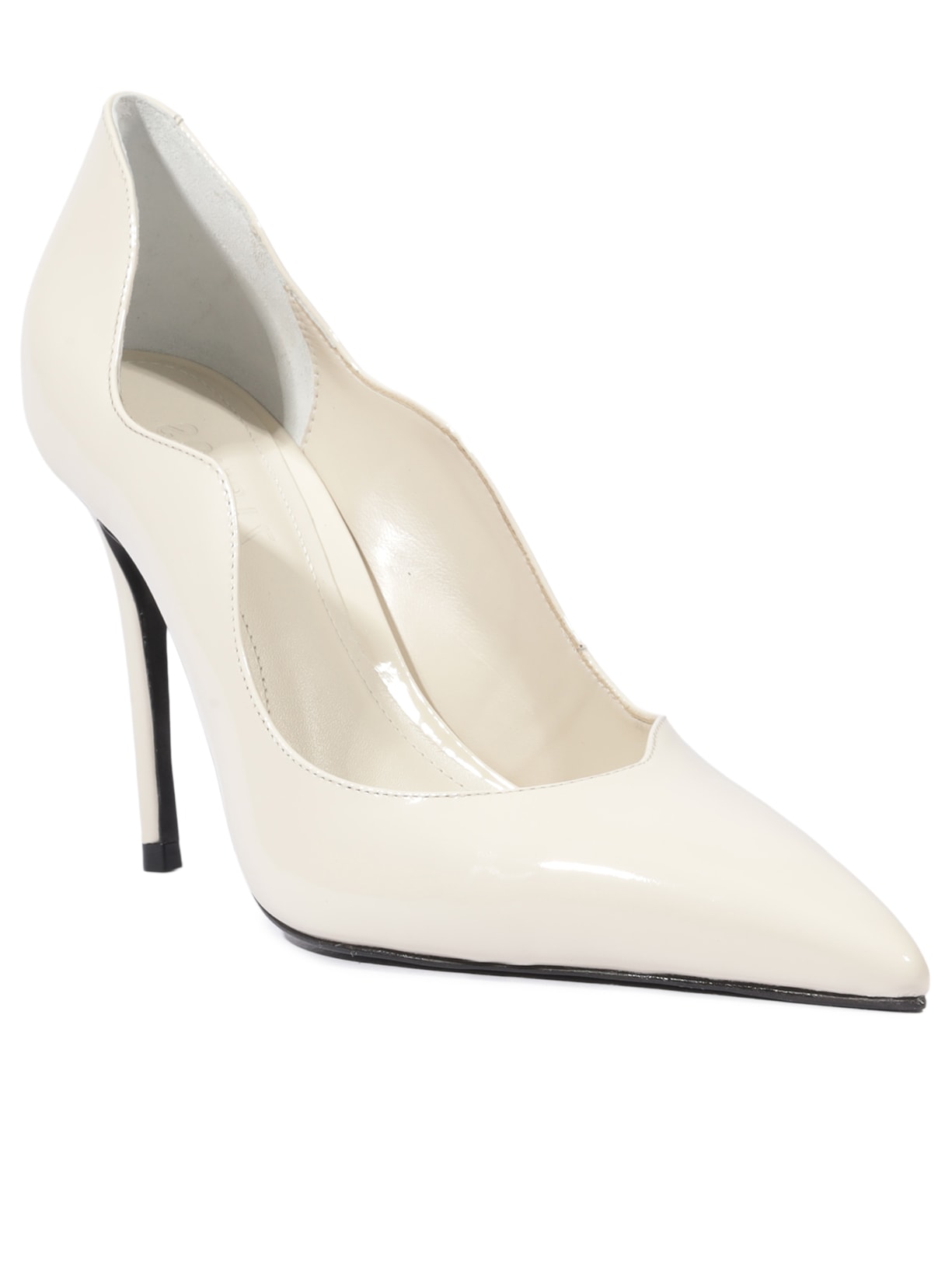 Scarpin Feminino Salto Alto Fino Branco Schutz