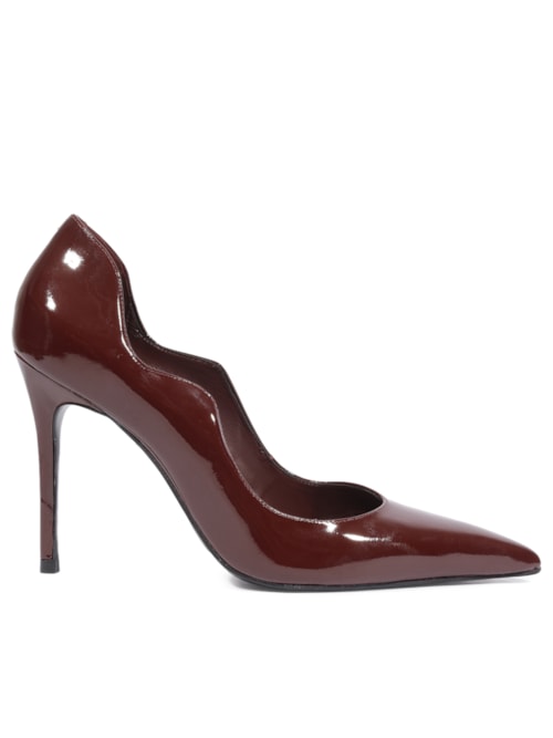 Scarpin Feminino Salto Alto Fino - Vermelho