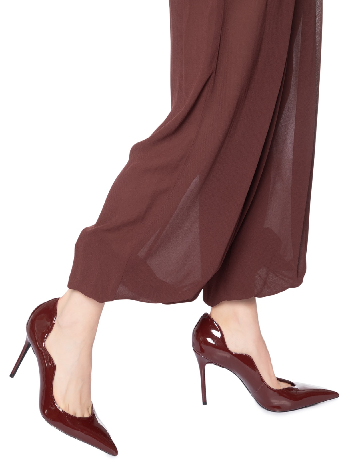 Scarpin Feminino Salto Alto Fino Vermelho Schutz