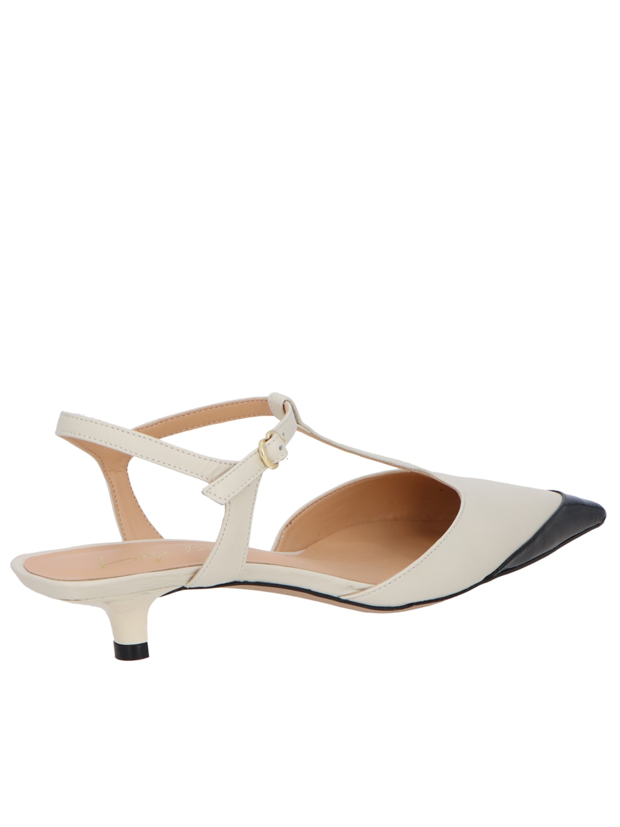 Scarpin Feminino Salto Fino Baixo Verniz Show Off White Luiza Barcelos