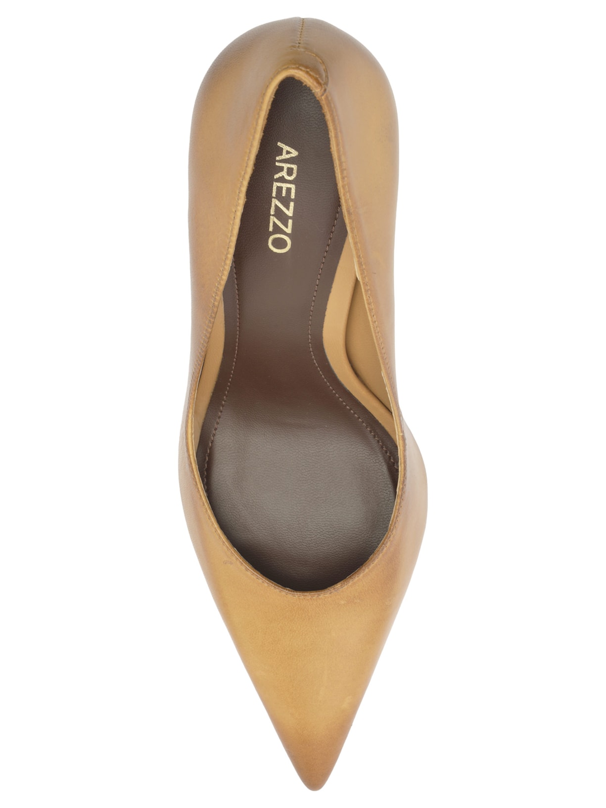 Scarpin Feminino Salto Fino Marrom Arezzo
