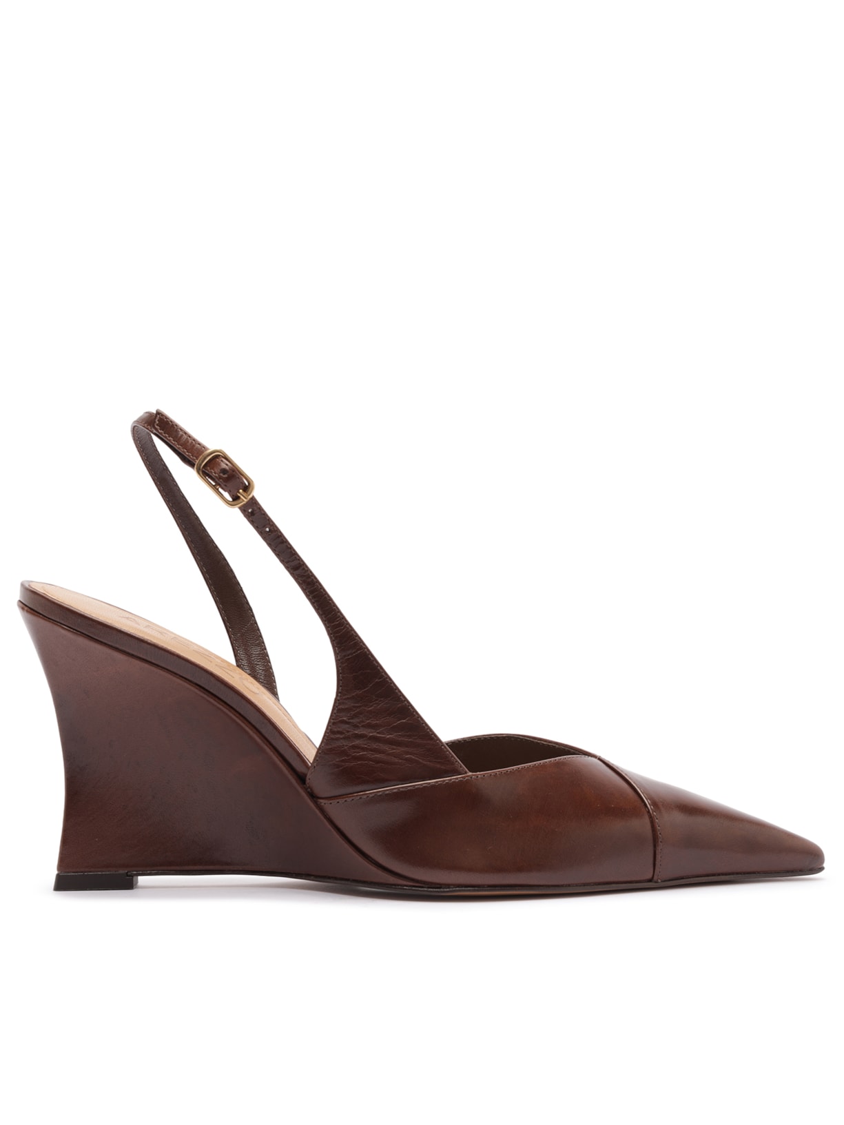 Scarpin Feminino Tourino Leather New Cocoa - Marrom
